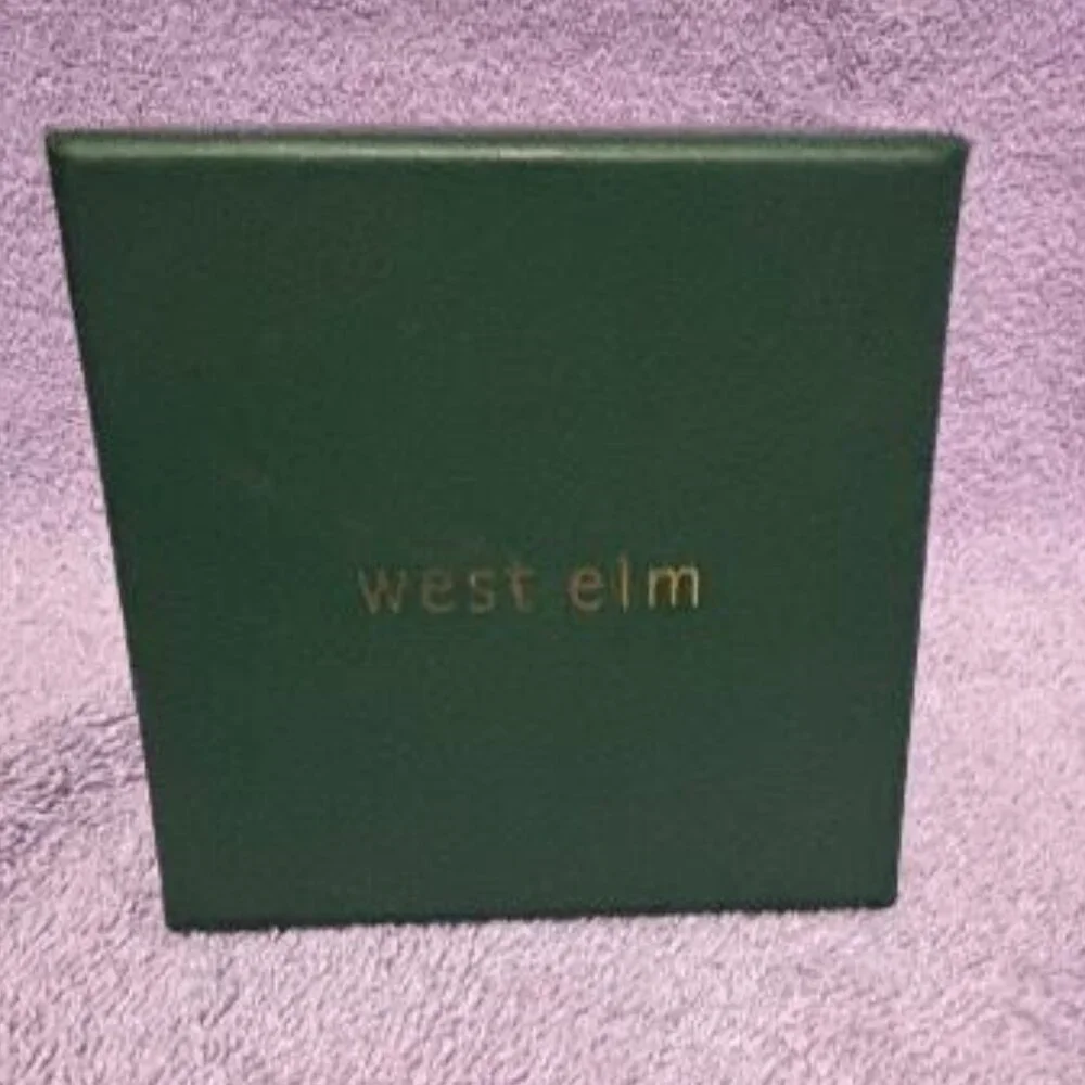 West Elm Ready Or Knot Art Glass Twisted Infinity Paperweight Earth tones Colors